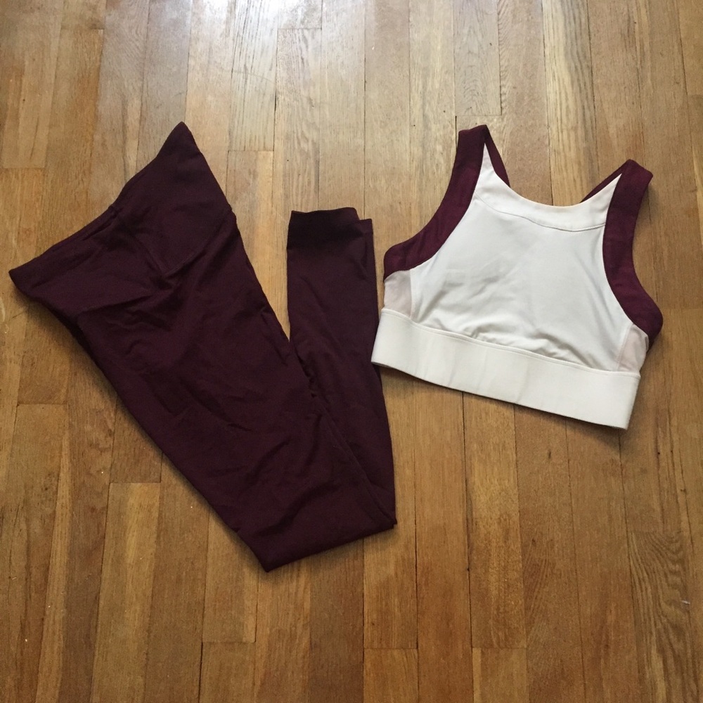 BUNDLE Padded Crop Top and Leggings